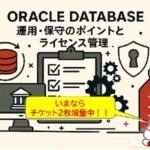 Oracleの運用・保守のポイント｜当社チケット制運用サービスが今なら2枚増量中！